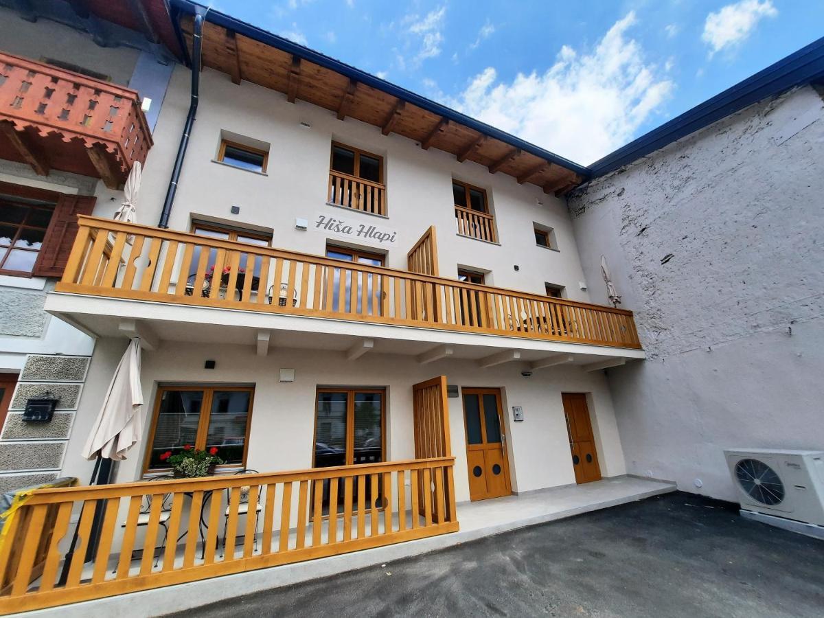 Apartments Hlapi With Spa Kobarid Exterior foto