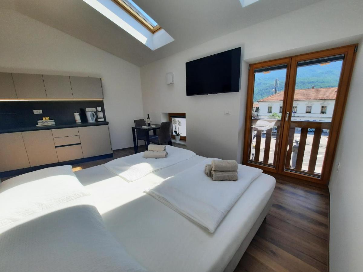 Apartments Hlapi With Spa Kobarid Exterior foto